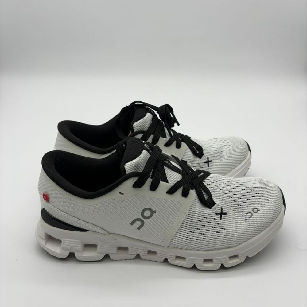 On Running Cloud X White and Black Womens Running Shoes - Picture 6 of 7